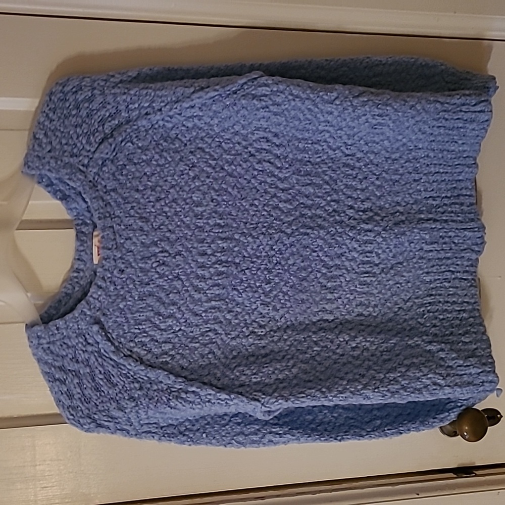 Yes/Lola light blue sweater, never worn, size small